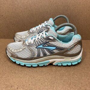 Brooks Ariel Womens Running Shoes Size 7 Angel Blue & Silver Athletic Sneakers